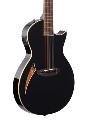 ESP LTD TL-12 Thinline 12-String Acoustic Electric Guitar Black